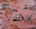 Rural Scene, Old Buildings, Sheep Grazing - Colour - Rust